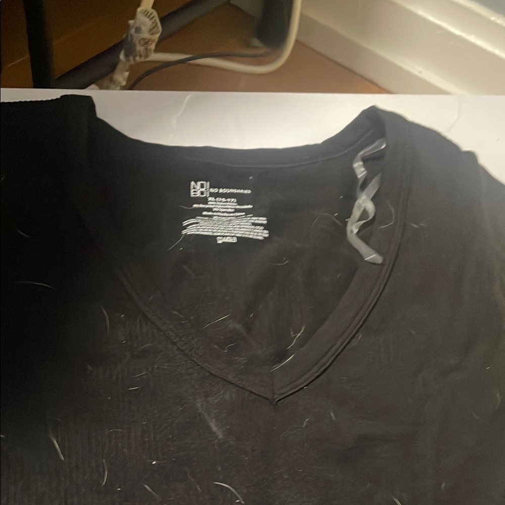 No boundaries Black V-Neck T-Shirt